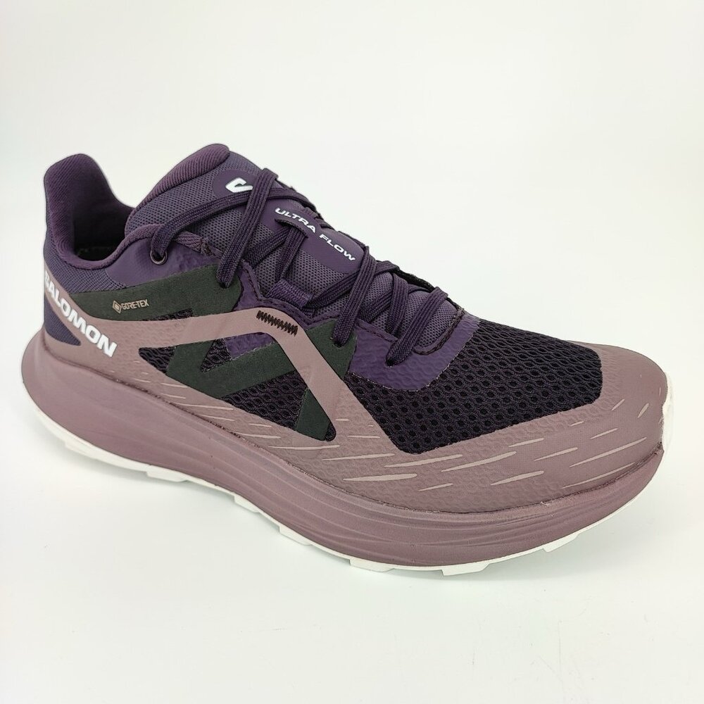 Salomon Ultra Flow Gore-Tex Women's Sz 8 US Mesh Purple Running Sneakers 474743